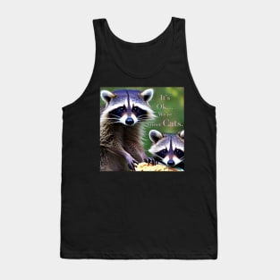 Raccoon Street Cats Stealing Food Tank Top